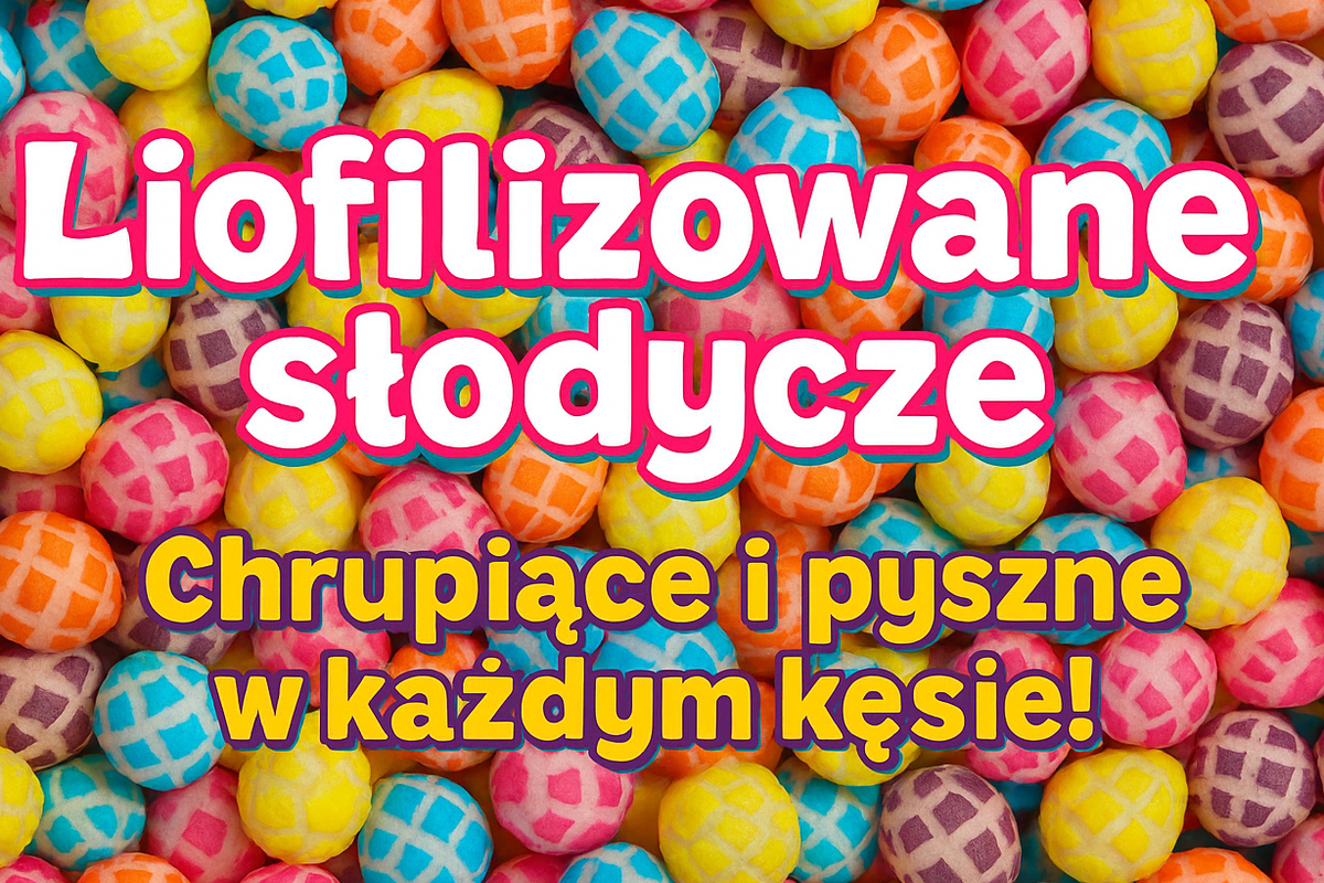 Liofilizowane słodycze w torebkach Frizle