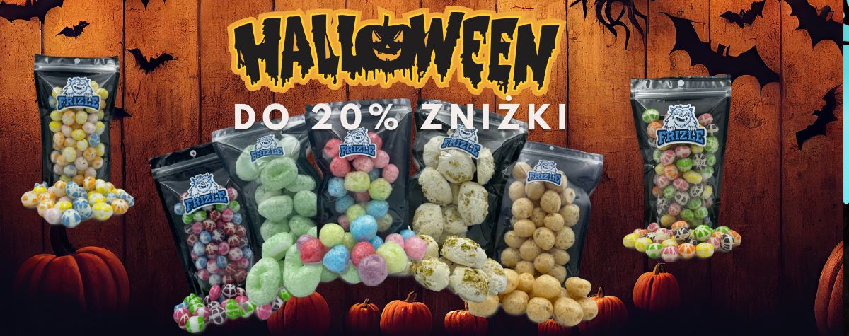 Liofilizowane słodycze na Halloween